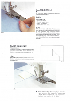 Preview: Säumersohle 2mm für Elna Club Carina, Stella, Stern