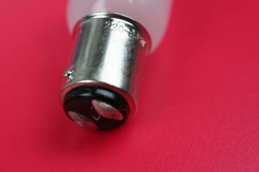 Preview: Glühlampe Riva B15d 235Volt/15Watt 22x48mm für Overlock und Nähmaschie