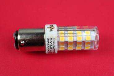 Preview: LED Lampe Riva BA15d 220-260Volt/2,5Watt 4000K 16x65mm  für Nähmaschie