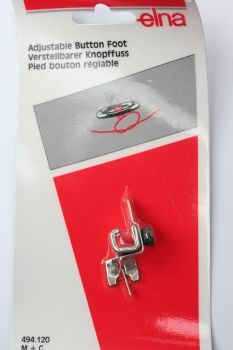 Preview: Ajustable button foot for Elna Club, Carina, Stella, Stern, 5000, 6000, 7000