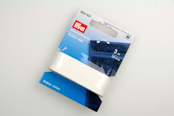 Prym Baumwollband 3 Meter 20mm breit